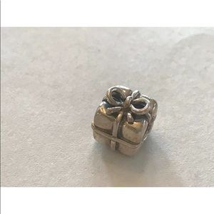 Authentic Pandora Retired Sterling Silver Gift Package Charm